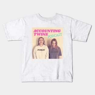 Accounting Twins Podcast Cover Art Kids T-Shirt